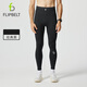 Flipbelt sweat guide compression pants men's waist bag quick-drying sports running pants classic black 3.0 M