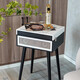 
ROBERILLINE Vintage Vinyl Recorder Gramophone Audio Living Room Decoration Vintage Recorder MM Dynamic Magnetic Speaker Elegant Black