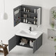 
Jiumu; JOMOO's best selling smart space aluminum bathroom cabinet bathroom ceramic integrated basin sink bathroom washbasin cabinet washbasin 1047 ceramic basin + arc mirror cabinet