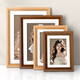 
Jin Longxing photo frames are placed in Taipei European style hanging painting wall photo wall wedding photo baby photo frame 6 inches to simple wood color-9906-1-Manufacturer direct post