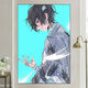 TVAJ2025 Hochdiffer Literaturmeister Wildhund-Diamant-Malerei Full Diamond Neue rahmenfreie kreative dekorative Malerei YS9898 Runde Diamant-Canvas 70x90 cm+Werkzeug