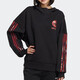 阿迪达斯 （adidas）女装运动套装秋季新款舒适休闲连帽卫衣套头衫上衣收口长裤两件套 HM7482+GM5542 XL