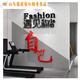 Gym culture wall decorations inspirational slogan stickers drawing sports poster internet celebrity yoga studio interior background 12806 Meet good self-big red and black big