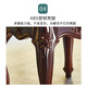 Chuangjingyi selects guzheng round stool guzheng piano stool single European dressing table stool American makeup chair Chinese classical small square stool dark brown square stool brown surface 45 cm high