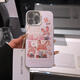 Olpay Flower Visioning Judy Nick Adecuado para Apple 16 PRO Color esbelto Silver Huawei Mate Cartoon Case de teléfonos móvil