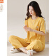 
Modal pajamas for women in summer 2025 new short-sleeved suit trousers all cotton can be worn on the outside thin cartoon home clothes Y9719 M (recommended 75-95Jin [Jin equals 0.5 kg])
