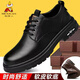 Scarecrow (MEXICAN) brand broken code 2025 new men's shoes genuine leather business formal leather shoes men's wear-resistant casual shoes soft-soled shoes 9366 black 40