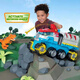 
RSRDDY makes great contributions, Aqi dinosaur rescues patr electric four-wheel drive deformation off-road 16794 luxury dinosaur Wangwang team 16794 luxury dinosaur four-wheel drive car