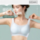 Modal ice silk 2025 new traceless underwear for women gathering summer thin sports vest bra light blue (1 piece) S