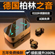 Chengruida Bluetooth headset 2025 new style Bluetooth wireless headset in-ear gold list No. 1 Huaqiangbei list top ten Bluetooth headset ultra-long battery life noise reduction sleep music headset M48 high-end black丨sliding cover out of the warehouse + mirror digital display suitable for Apple Android tablet notebook