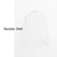 Massimo Dutti discount upgrade 2026 men's casual style simple and versatile standard version linen shirt men's long sleeve 00131726 white M (CN 180/96A) size is too large