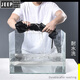 JEEP SPIRIT冰丝速干t恤男胖子肥佬加肥加大码男装夏季休闲运动短袖短裤套装 9922一套 3XL