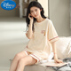 Disney pajamas for women summer cotton thin short sleeves 2025 new cute summer thin home clothing set TN-5380 9848 M Recommended 80-Jin [Jin equals 0.5 kg] wear