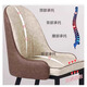 NAIGAO dining chair, light luxury backrest chair, simple leisure balcony chair, advanced dressing stool, manicure chair, rental house thickened stool