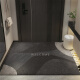 Wei'anka entrance door floor mat high-end sense entrance door foot mat anti-slip 2025 new door exterior door mat entrance carpet customization Gray-15271 80cm*160cm [dirty-resistant and no washing]