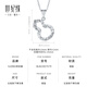 Century Yuan Jewelry Crushed Ice Gourd Platinum Pendant PT950 Casual Versatile Pendant Birthday Gift 1.9g