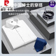 Pier Cardin Algodón de algodón de terciopelo largo de alta gama Camisa de manga corta para hombres 2025 Summer Business informal Breathable and Skin Llevante WZ-DX6629-White M 39