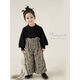 Youyou Girls halb auf Turneck Pullover Basishemd Winter Kinder süßer und süßer Puffärmel Winddicht warm warm warm T-Shirt Trend Khaki 80 cm