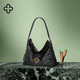 Cassile Tang Jiuzhou gleicher Stil Kassole Einkaufstasche für Frauen Gemüse gebräuntes Kuhläppchen Leder Licht Luxus Crossbody Hobo Bag Geburtstag Geschenk