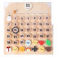 Hanoufeis neues Produkt Ins Kinderzimmer Holzkalender Baby Kognitive Werkzeuge Schreibtisch Kalender Desktop Anhänger Perpetual Kalender Buche Holzkalender Anhänger