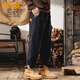 JEEP Casual Pants Men's Autumn and Winter Loose Pants Men's Workwear Straight Trendy Versatile Men's Pants Black XL