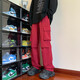 Pantalon de travail multicolore violet