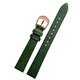 Geeignet für Armani Watch Armband AR1726 AR11149 AR11150 MEN UND Women Armband Dunkelgrün 14mm Accessoires Grün-Gold-Schnalle 14mm