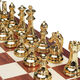 厂家象棋套装折叠棋盘礼品棋子儿童chess西洋棋 39.5*19.5*7cm 6630碳纤维/金银王高7.8cm