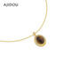 AJIDOU Ajidou necklace birthday gift, fashionable and simple temperament tiger eye stone pendant necklace for girlfriend and wife