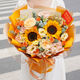 Baihuaguan Flower Express Sunflower Rose Bouquet Flowers Birthday Gifts Girlfriend Teacher Elders Same-day Delivery in the City Golden Warm Sun|JD625