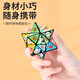 Inkxi-Sorte Infinite Rubik's Cube Kinder dreidimensionales Spielzeugpanda Geometrischer Faltflip Unzip 3D Deformed Building Blocks Variante Rubik's Cube Panda Style [Space + Life]