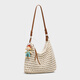 Bolsa de Viney Bolsa para mujeres Beach Bolsa tejida que viaja con un solo hombro Crossbody Beach Bag Cumpleaños de San Valentín chino para novia