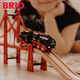 
BRIO Swedish classic steam track train sound high-speed train toy children's remote control train 33977 intelligent sound dynamic track luxury set official standard
