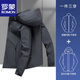ROMON Jacket Men's Autumn and Winter Jacket Three-in-One Two-piece Set Detachable Outdoor Jacket Dark Blue XL