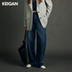 CHAMBRE KEIGAN, ARC EUROPORISTRE ENVIRONNÉE À LA LETURE PIONER Pionnier et à l'arc de segmentation, jeans en forme de cocon lâche pour femmes, automne, carreaux rétro, M 36