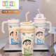 OUOETY2024 New Big Mac Thermos Cup Ceramic Liner Thickened Cartoon Cute Guoying Xiaoxin Large Capacity Office Home Antique White-FA1283 Dog 201 Stainless Steel + 304 Stainless Steel Liner