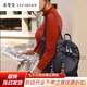喜梵登 XEFARDER双肩包女士2024新款韩版百搭潮牛津布背包时尚休闲妈咪包大容量包 小彩带无挂饰