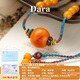 Dara natural beeswax pendant Russian chicken oil red old wax transfer ball bead necklace pendant practical Chinese Valentine's Day gift for girlfriend