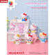 
Qilicai 3-JP Sanrio elloitty shape three-dimensional puzzle spring cherry blossom trendy toys figure ornaments for girlfriend Retro future F1047