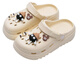 Yaowanxi Dick-Soled-Lochschuhe für Frauen im Sommer 2025 New Beach und Mode-Fashion-Anti-Rutsch-Anti-Odor-Eva-Sandalen Kaffee 36 -3735-36