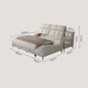 
Dudumeijia simple multifunctional leather bed multifunctional massage bed master bedroom 2m 1.8m leather art bed bedroom wedding bed large bed 9923