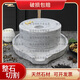 Household stone grinding stone family complete set of hand push small stone grinding hand rocking stone grinding small stone grinding household manual rice flour soy milk new thickening 25*35cm + thickness adjustment shaft