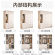 Nashawen package installation solid wood wardrobe bedroom home double door cream style simple light luxury storage storage large wardrobe 140*200*50 main cabinet