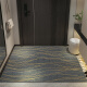 Wei'anka entrance door floor mat high-end sense entrance door foot mat anti-slip 2025 new door exterior door mat entrance carpet customization Gray-15271 80cm*160cm [dirty-resistant and no washing]