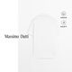 Massimo Dutti discount upgrade 2026 men's simple commuter style pure cotton Polo shirt textured short-sleeved polo shirt 00600155 White M (CN 180/96A) size is too large