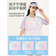 巴拉巴拉【央妈推荐】女童夏季套装2024新款儿童速干衣运动服短袖冰丝裤子 9889白色+18148紫色 150 cm