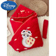Disney (Disney) Newborn Baby Spring, Autumn and Winter Pure Cotton Newborn Baby Quilt, Single Thickened Swaddle Cover, Out and Out, Limited Red Copyright Model, Auspicious Ruyi, Spring 90x90cm