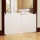 LDVEP door pet fence on the floor indoor home dog and cat special L-type free combination simple heightened isolation baffle milky white 12247cm (3 pieces)