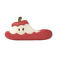 Pingxiao Internet celebrity Apple EVA slippers for women students summer outer wear thick-soled cartoon cute and comfortable home sandals and slippers Yuanyang Apple -EVA high elastic rubber plastic 36