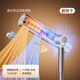 Pinshile vertical hair dryer household constant temperature hot and cold negative ion hair care high-power quick-drying hands-free folding wireless remote control dual air outlets Haoyuebai (high-speed and low-noise shaking head version)